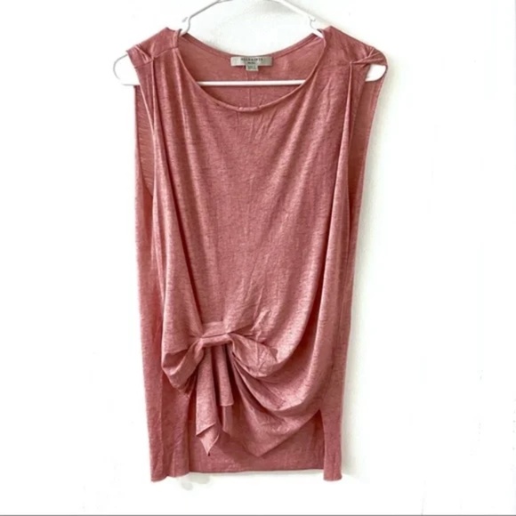 NWOT All Saints Rivi Tank Pink - Picture 3 of 8